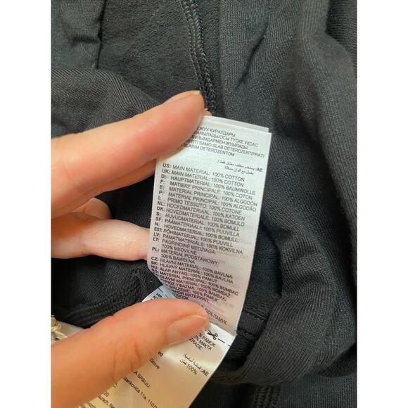 Adidas Women's Drawstring Hoodie Long Sleeve Sweatshirt in Black Size M NWT - Picture 7 of 8